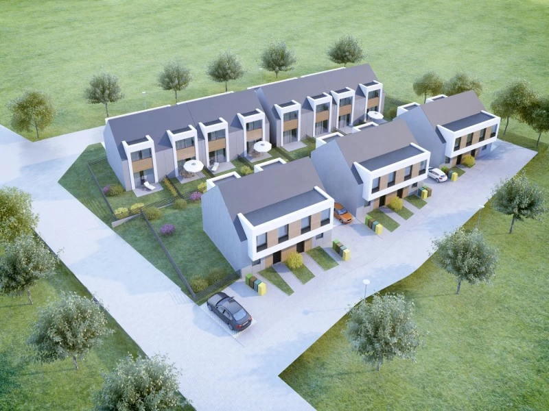 Nowoczesna architektura skrywająca komfortowe miejsce do życia.